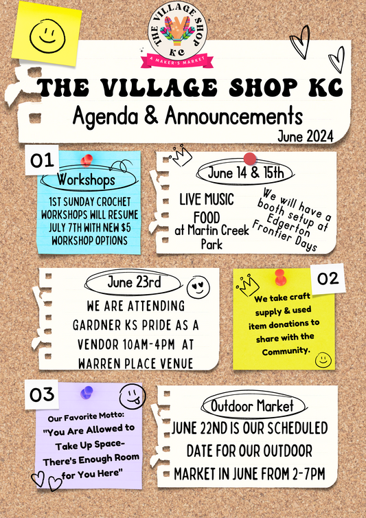 Summer 2024 - June Edition Agenda & Announcements