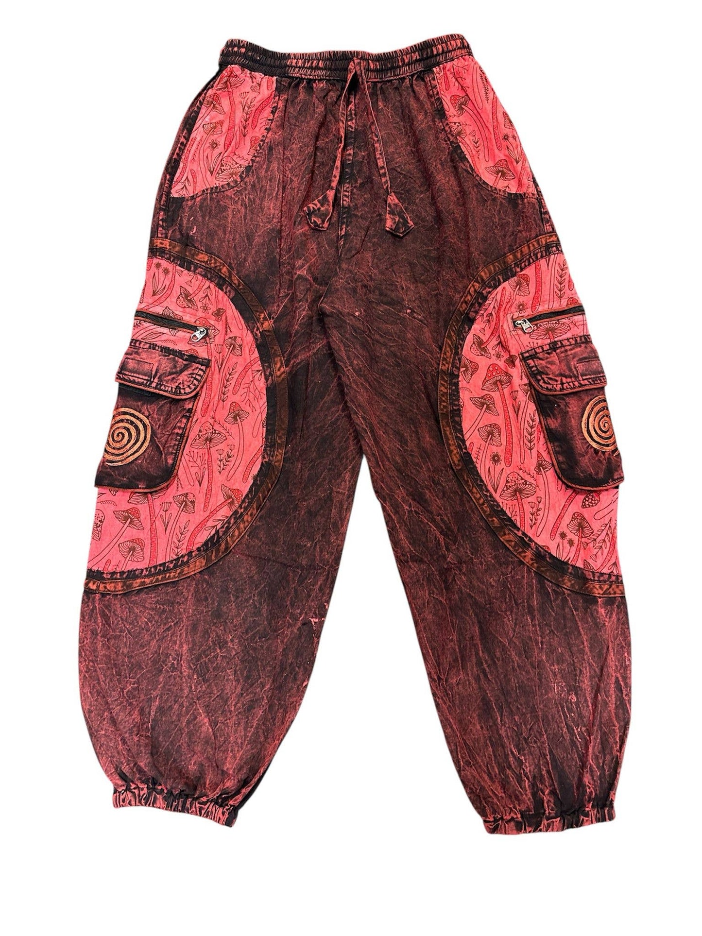 Swirl Box Pocket Pink Mushroom Pant HF36