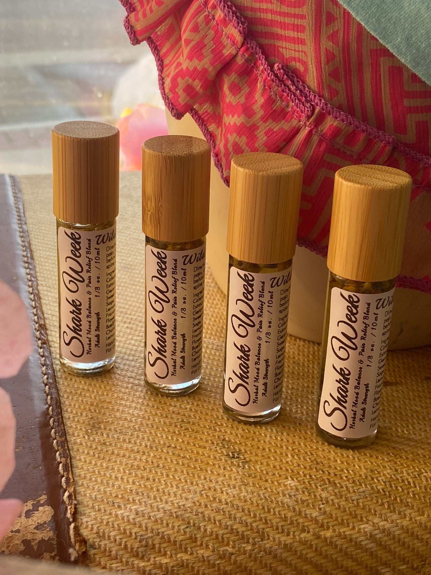 Shark Week Herbal Essential Oil Blend Wellness Rollerball 10ml
