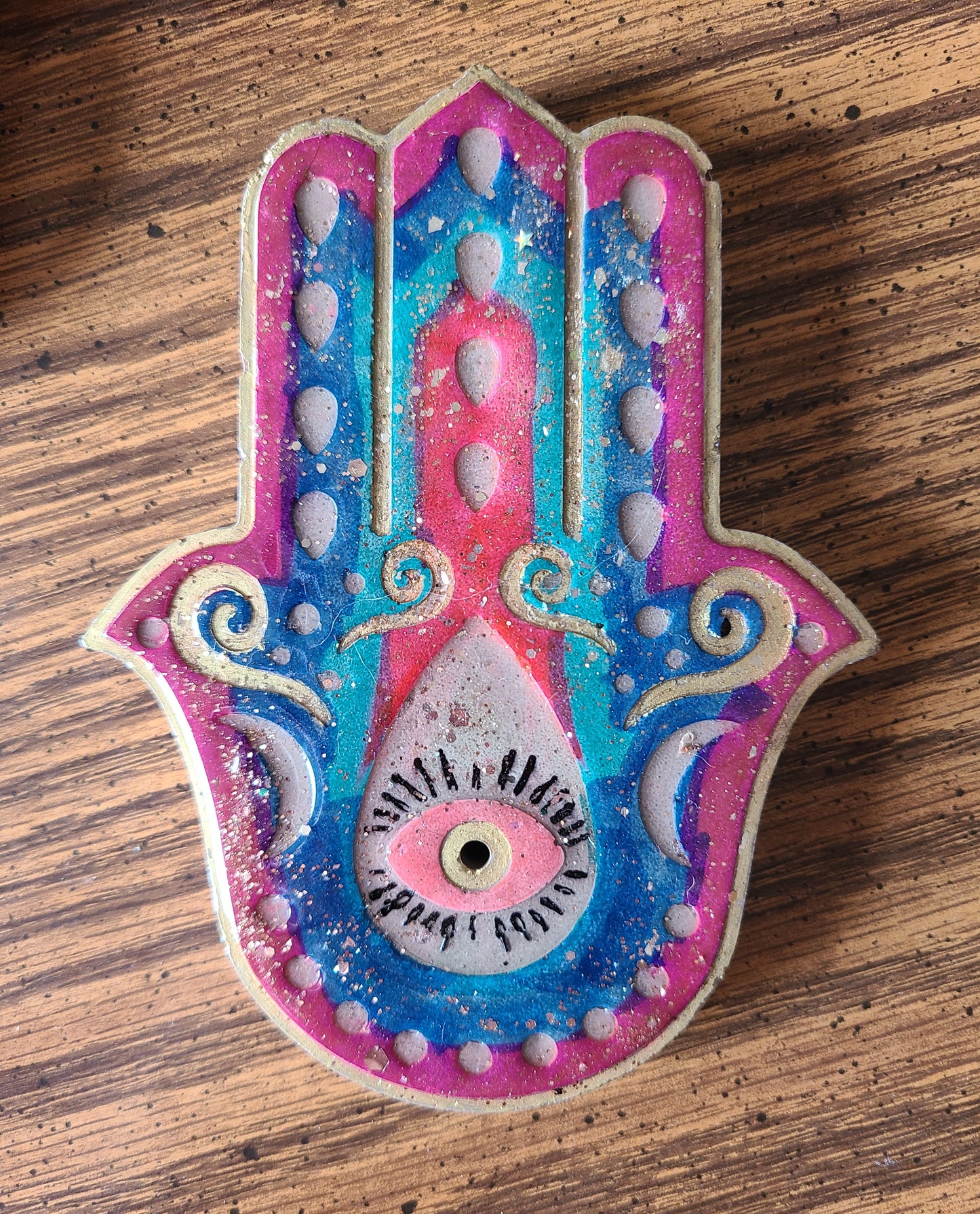 Hamsa Incense Stick Holder