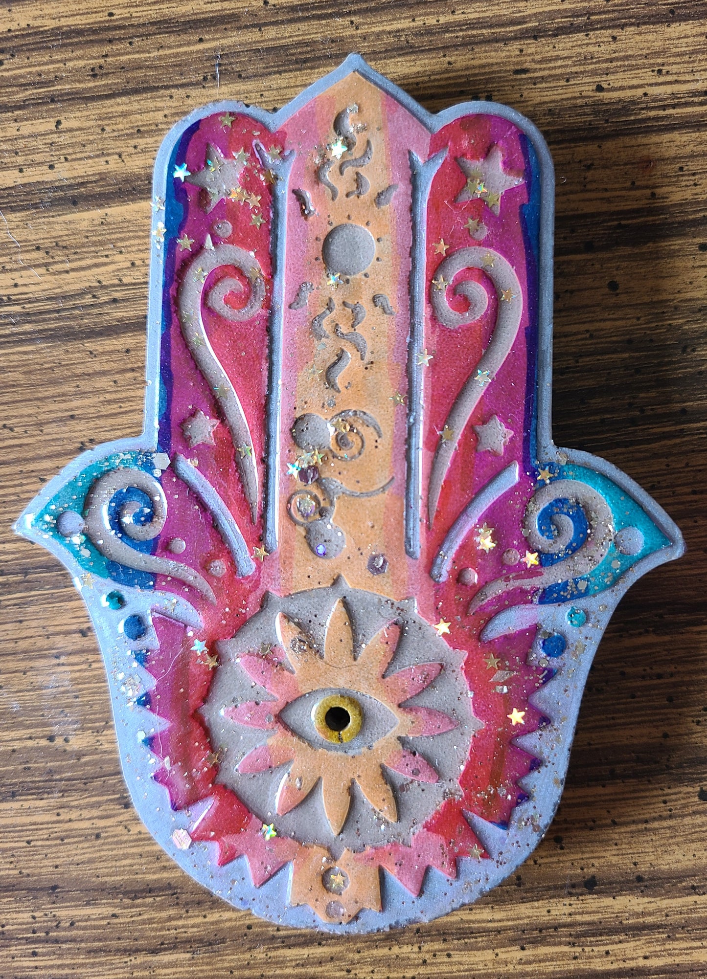 Hamsa Incense Stick Holder