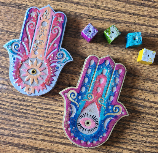 Hamsa Incense Stick Holder
