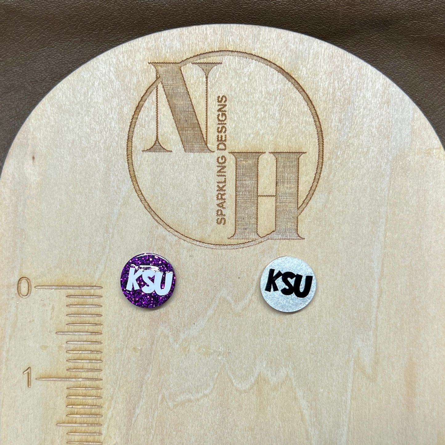 KSU Stud Earrings