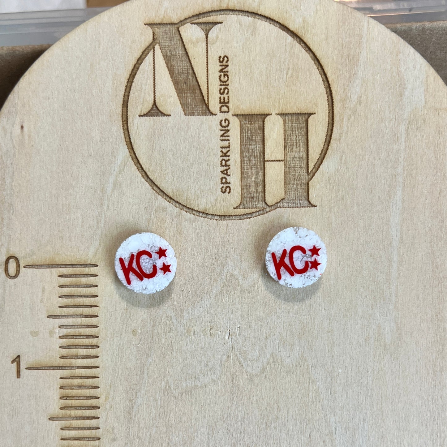 KC Current Stud Earrings