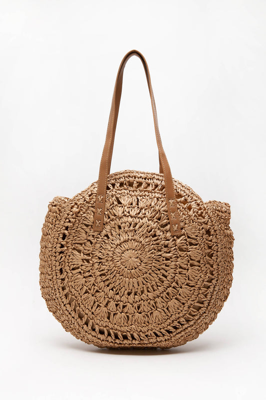 C'Est La Vie - Spring Boho Handcrafted Straw Woven Handbag