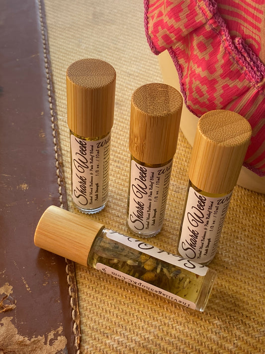 Shark Week Herbal Essential Oil Blend Wellness Rollerball 10ml