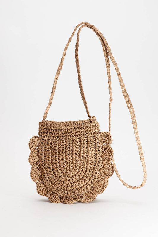 Caribbean Passport Boho Spring Handcrafted Rattan Mini Purse