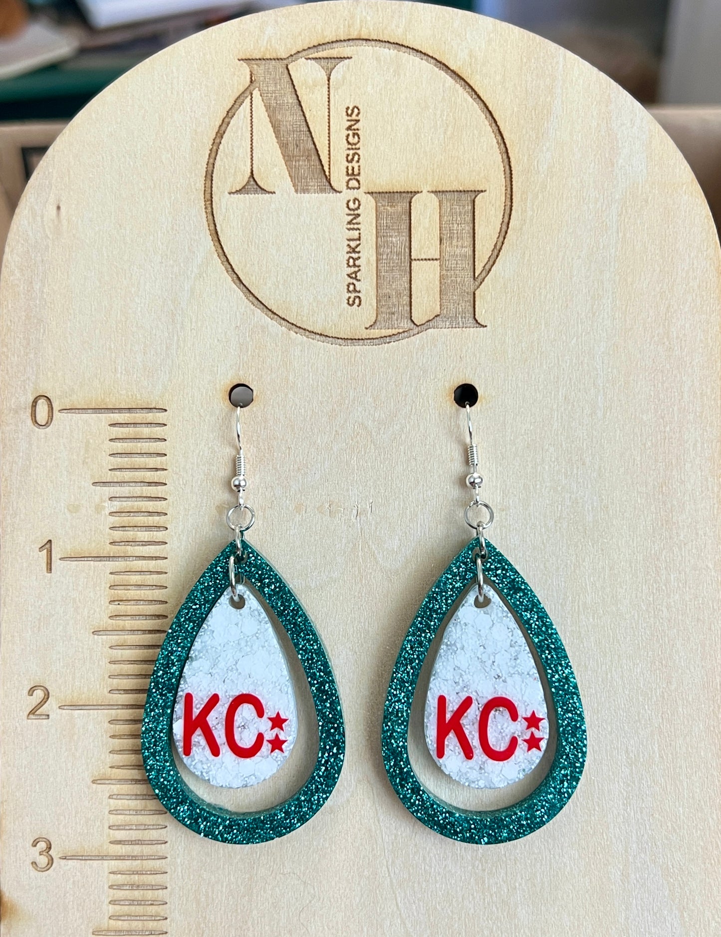 Double Drop KC Current Earrings