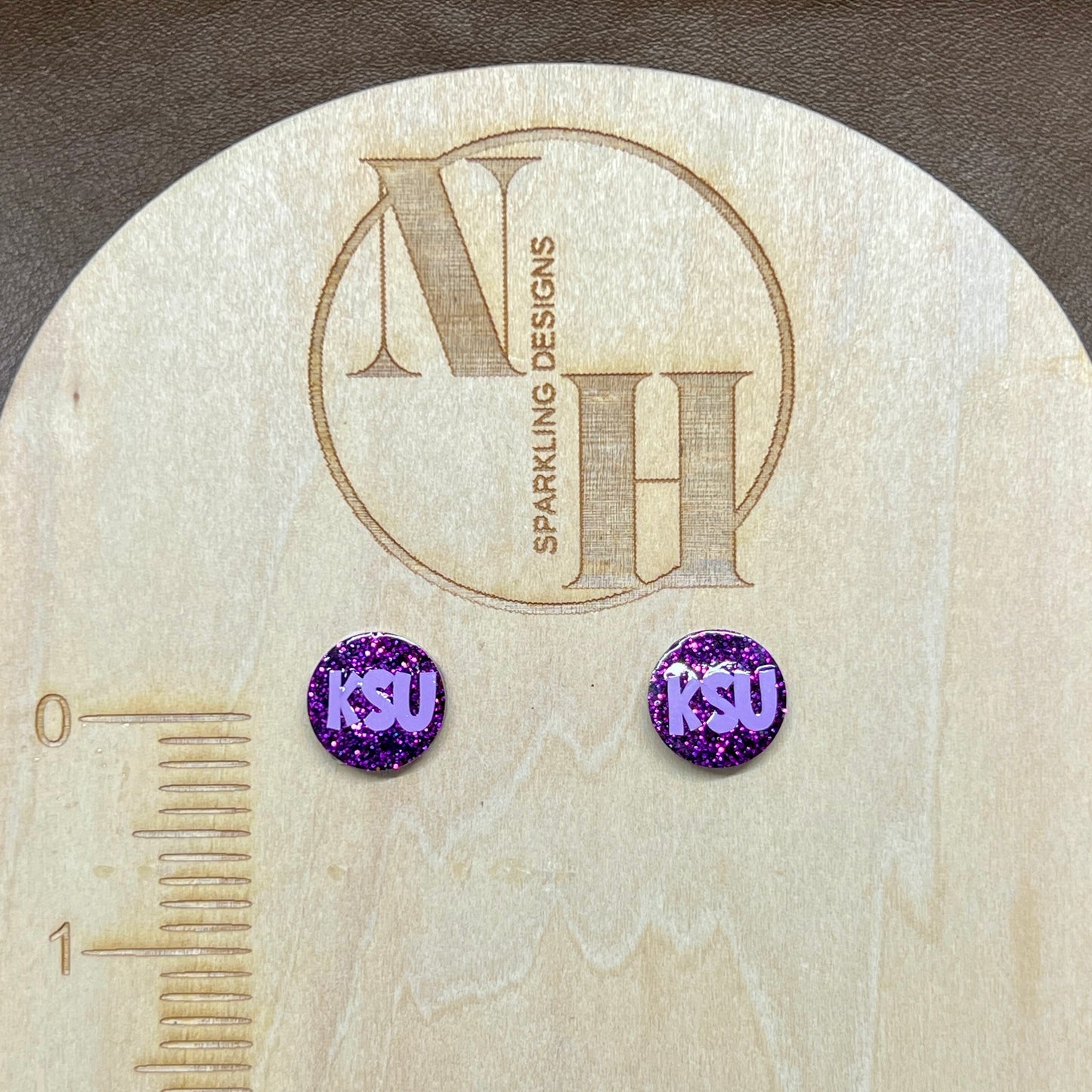 KSU Stud Earrings