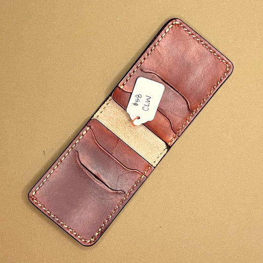 Leather Wallet w/Tooled Outside