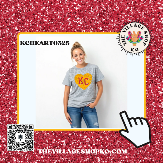 KCHEART0325 KC Graphic Tees, Long Sleeve Tees, Sweatshirts & Hoodies