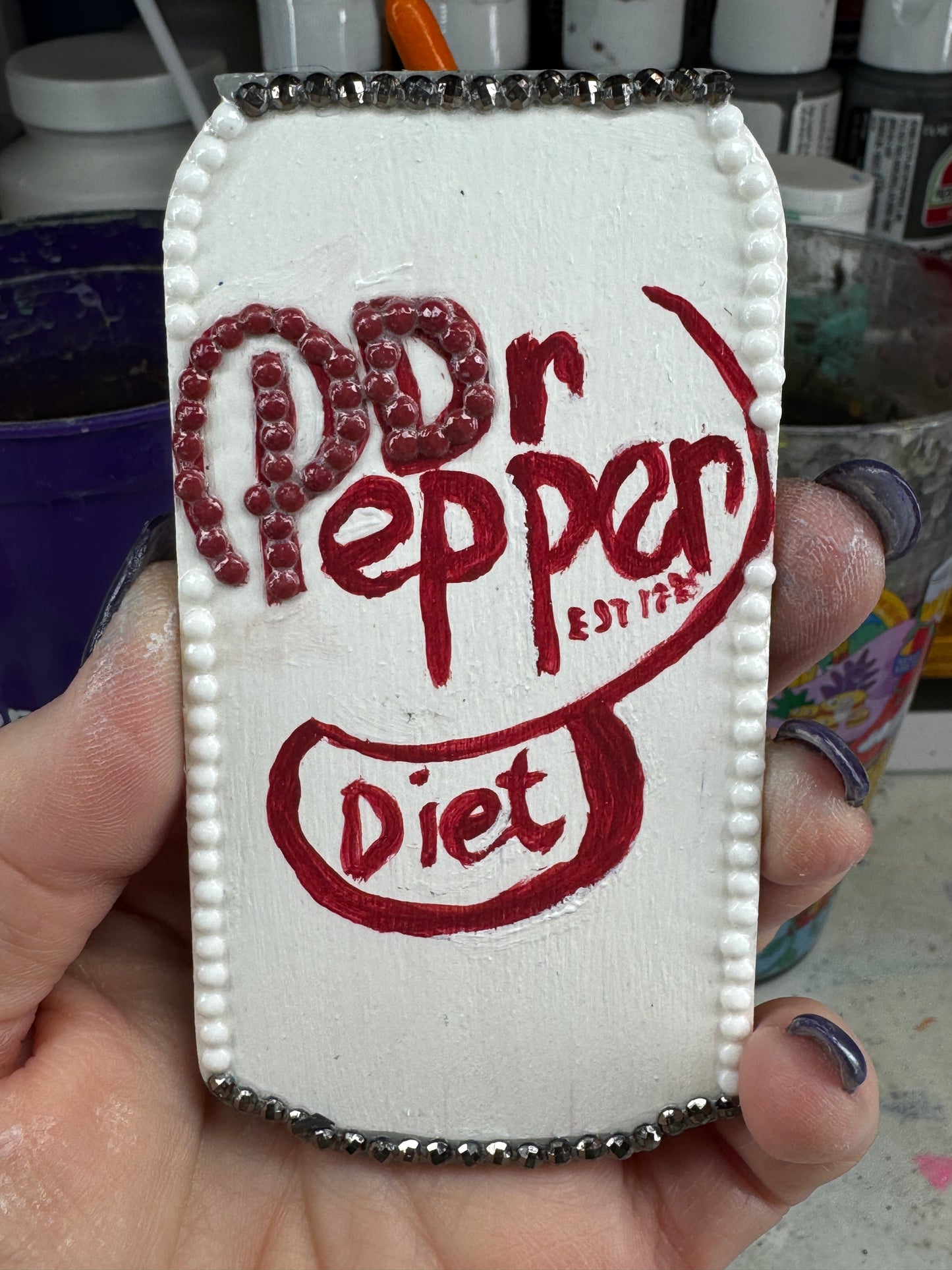 Diet Dr. Pepper Soda Can magnet