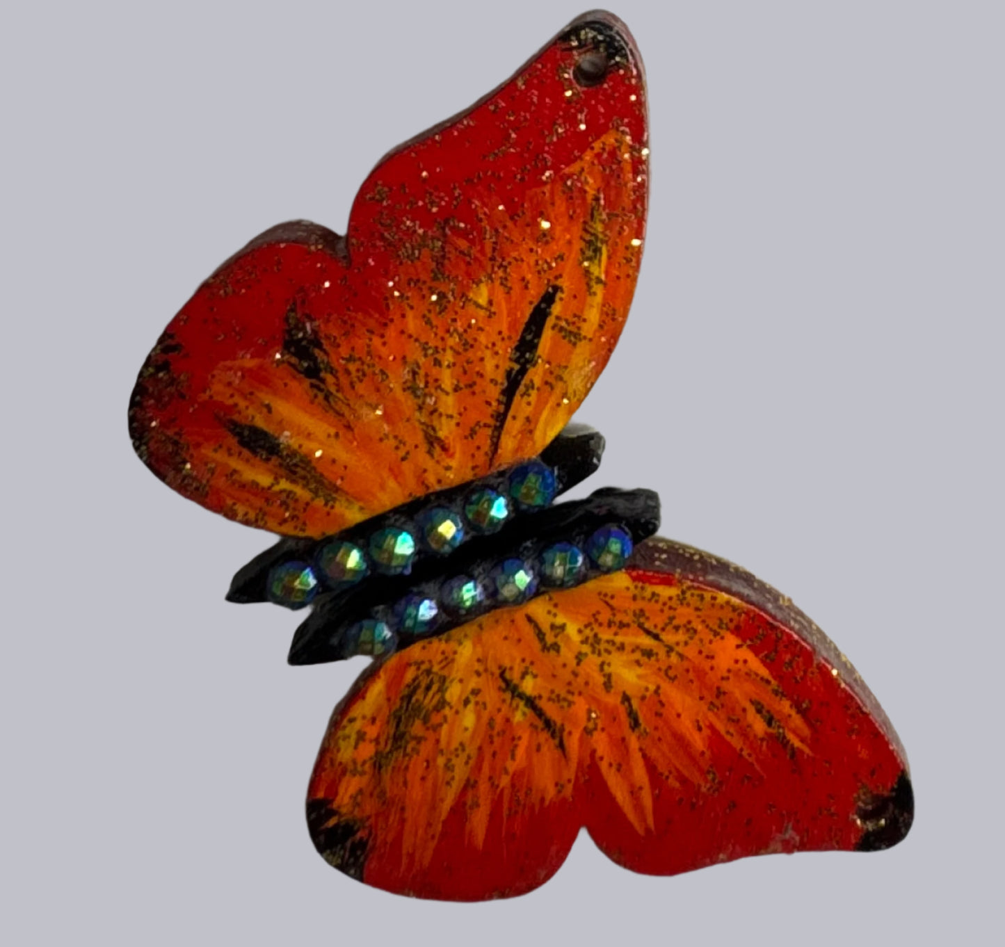 Earrings - Fiery Butterflies
