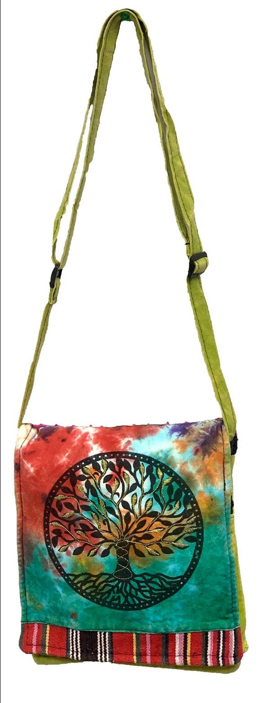 Hippie Mini Tree of Life Messenger Bag
