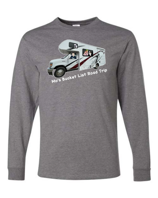 Mo's Bucket List Road Trip Shirts