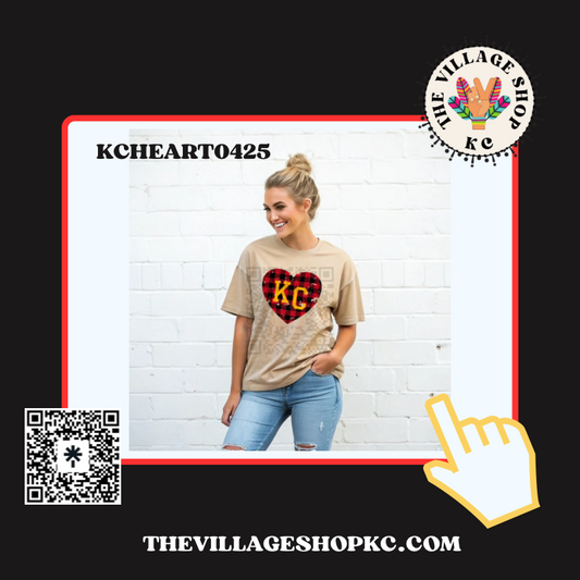 KCHEART0425 KC Graphic Tees, Long Sleeve Tees, Sweatshirts & Hoodies