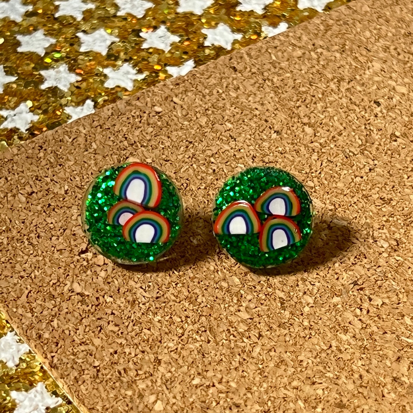 St. Patrick's Day Stud Earrings