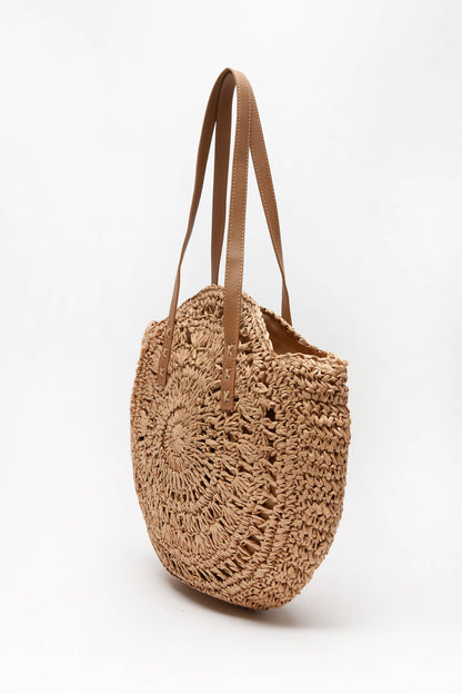 C'Est La Vie - Spring Boho Handcrafted Straw Woven Handbag
