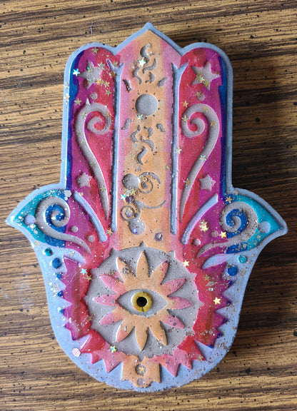 Hamsa Incense Stick Holder