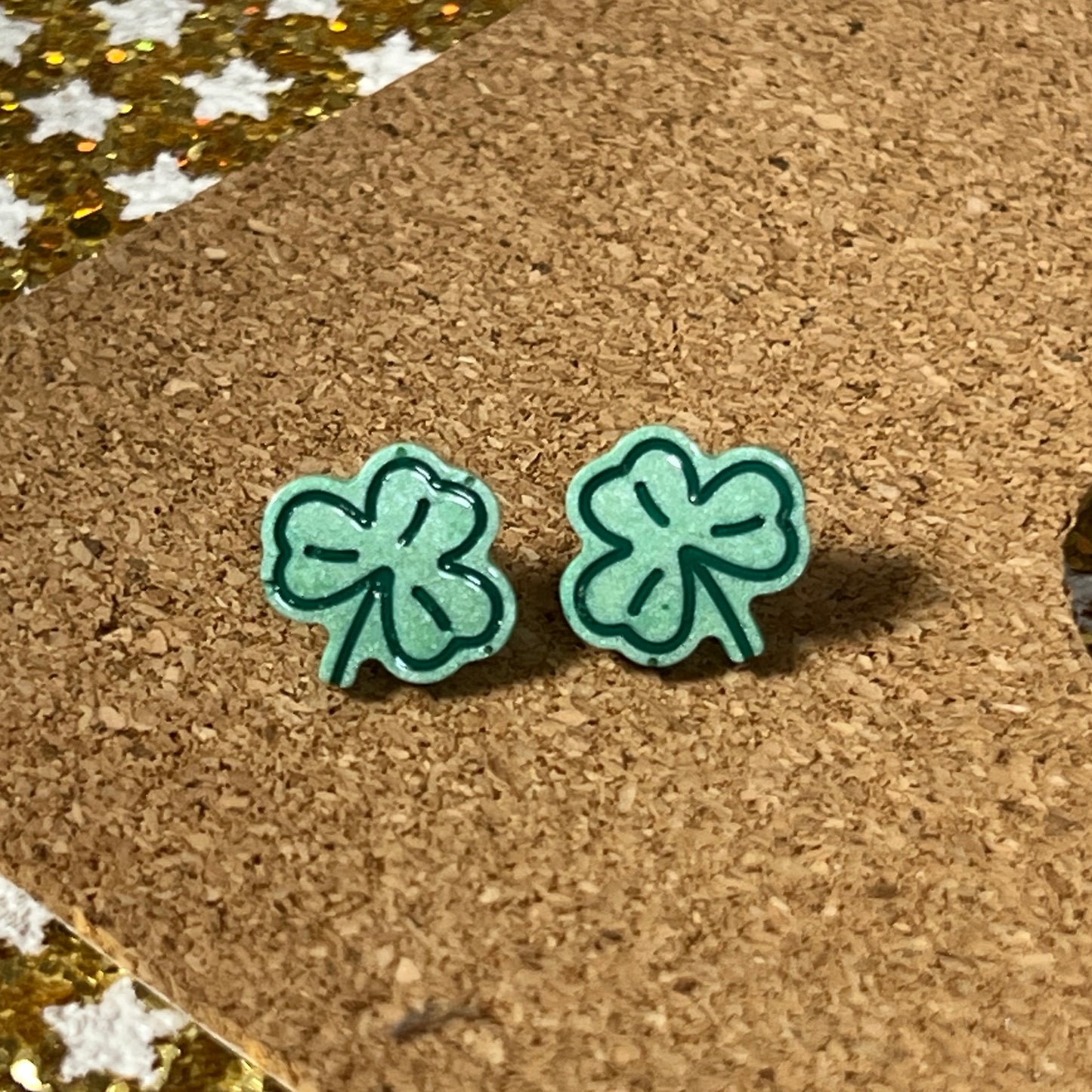 St. Patrick's Day Stud Earrings