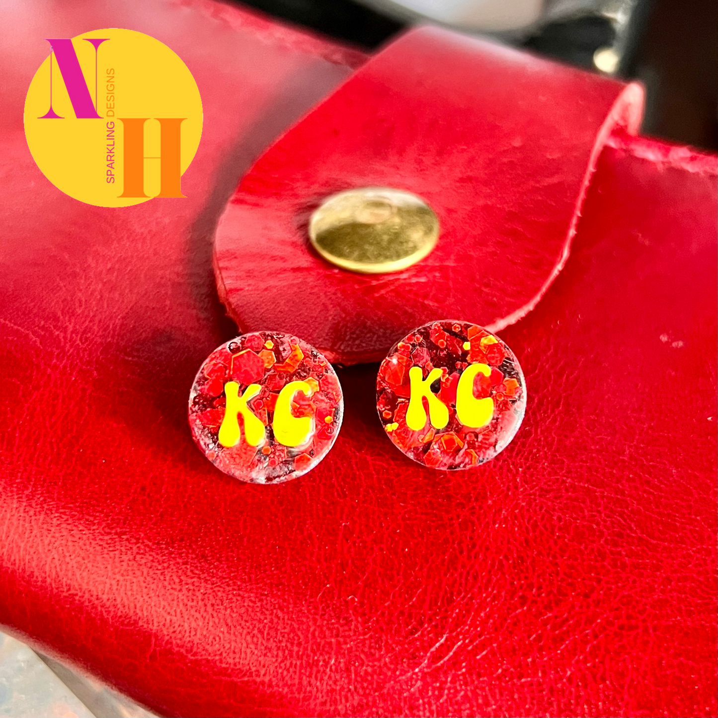 Kansas City Chiefs Inspired Earrings