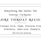 Sore Throat Relief Herbal Tea Blend