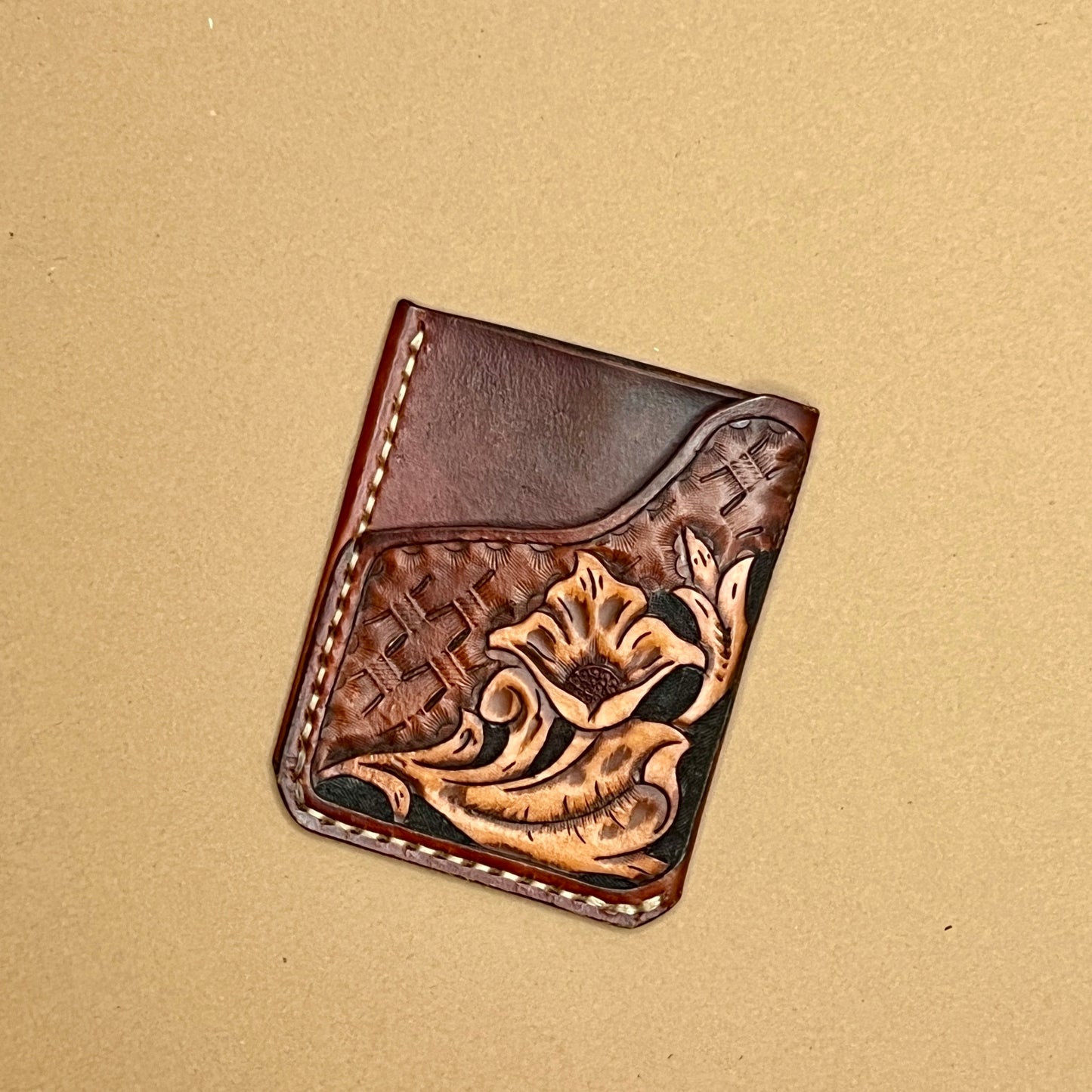 Two Pocket Leather Wallet