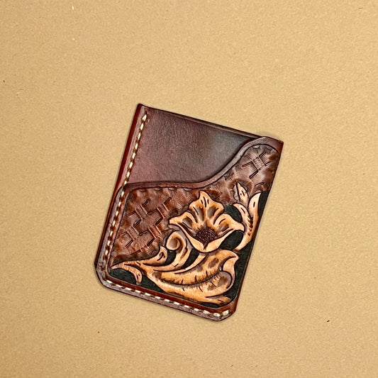 Two Pocket Leather Wallet