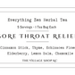 Sore Throat Relief Herbal Tea Blend