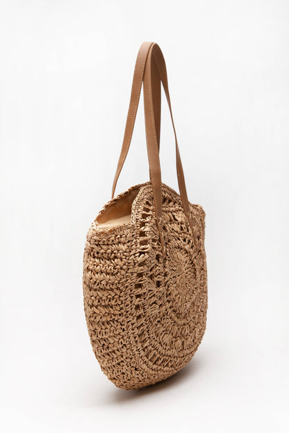 C'Est La Vie - Spring Boho Handcrafted Straw Woven Handbag