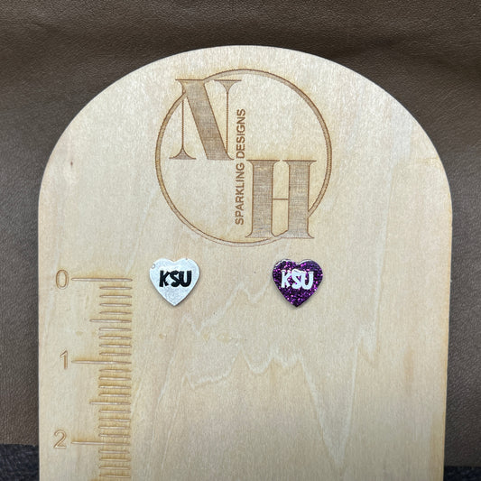 KSU Stud Earrings