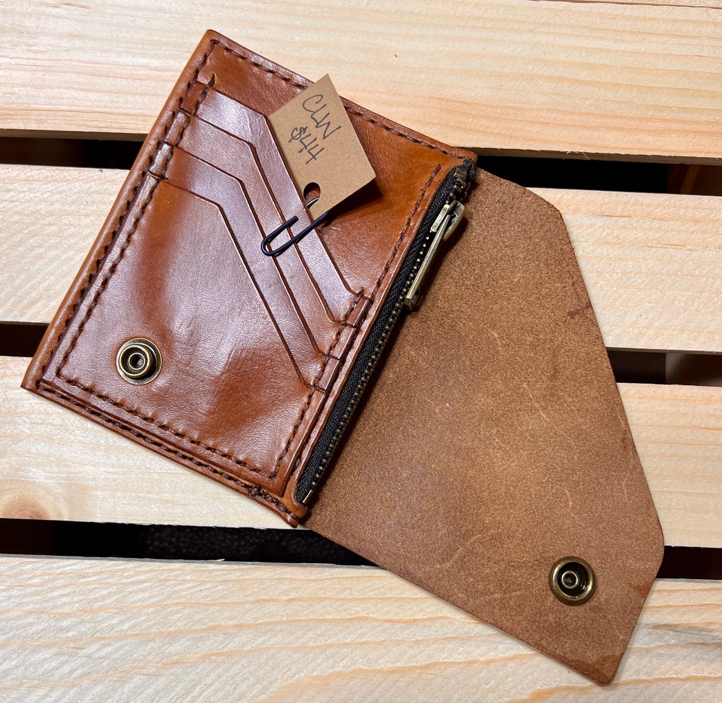 Front Snap Card Wallet