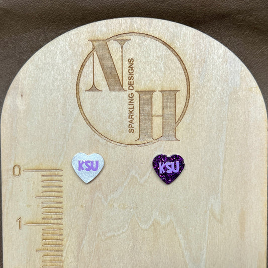 KSU Stud Earrings
