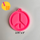 Peace Sign Keychain/Ornament