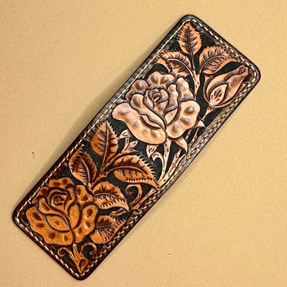 Leather Wallet w/Tooled Outside