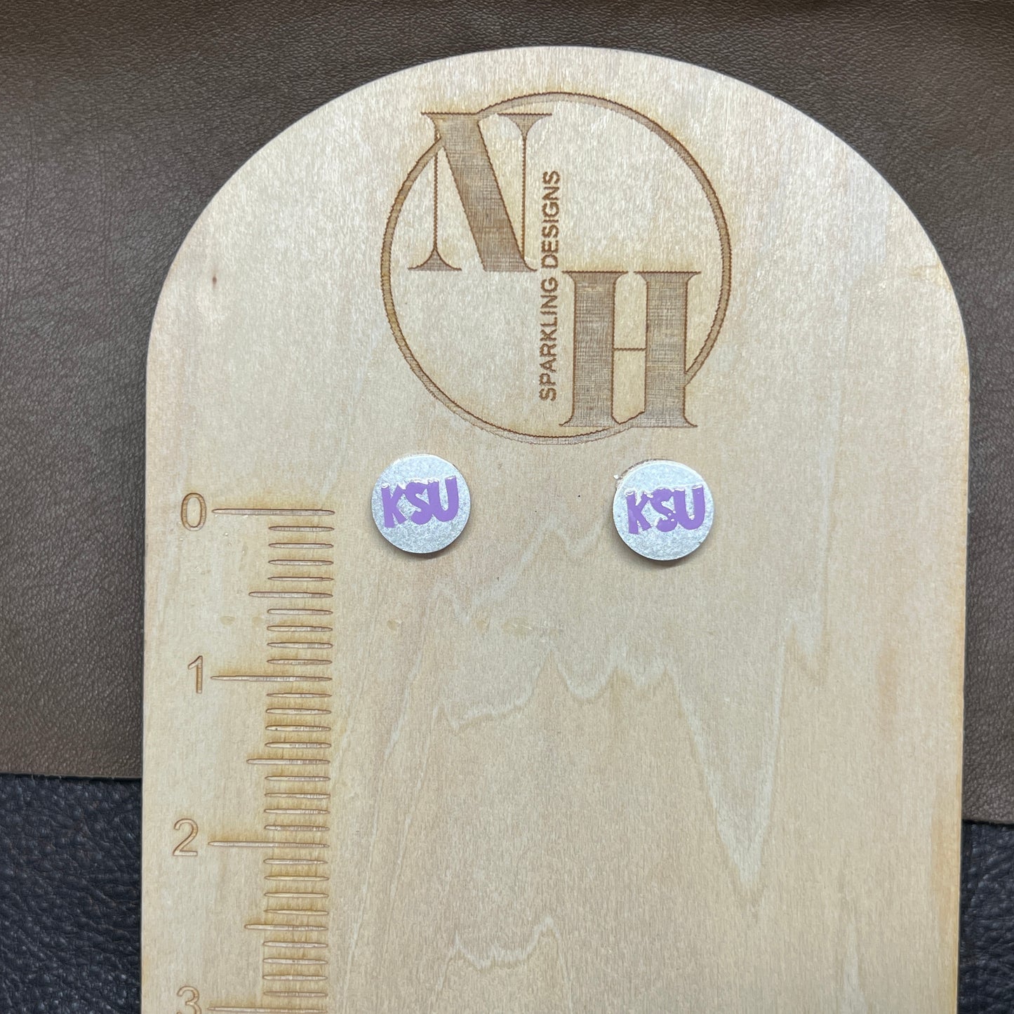 KSU Stud Earrings