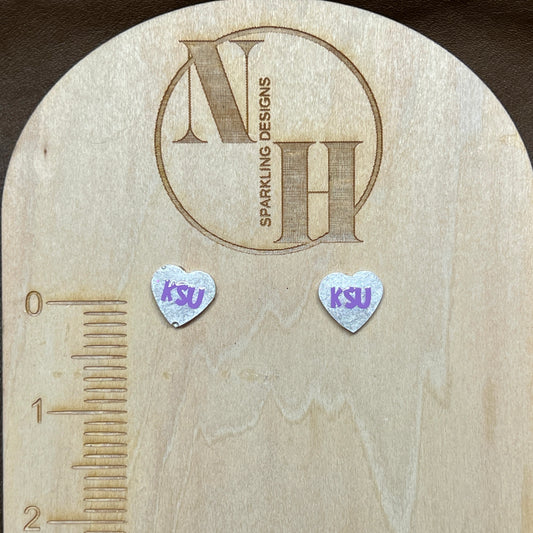 KSU Stud Earrings