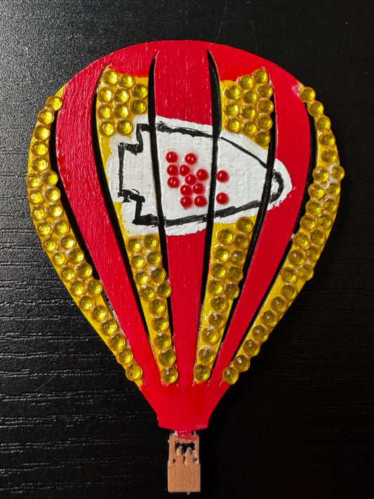 Chiefs Hot Air Balloon Magnet