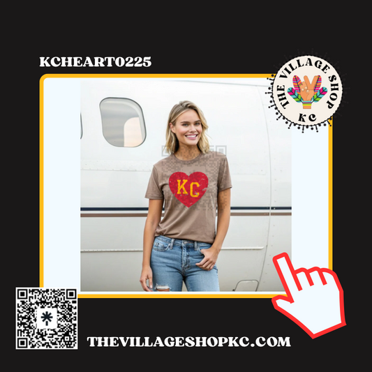 KCHEART0225 KC Graphic Tees, Long Sleeve Tees, Sweatshirts & Hoodies