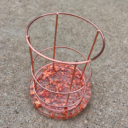 Epoxy resin base pen holder
