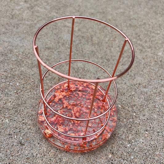 Epoxy resin base pen holder