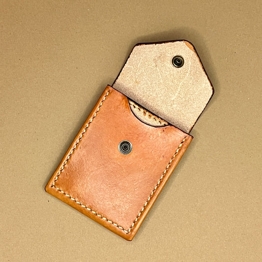 Leather Vertical Bifold Wallet