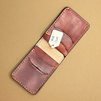 Leather Wallet w/Tooled Outside