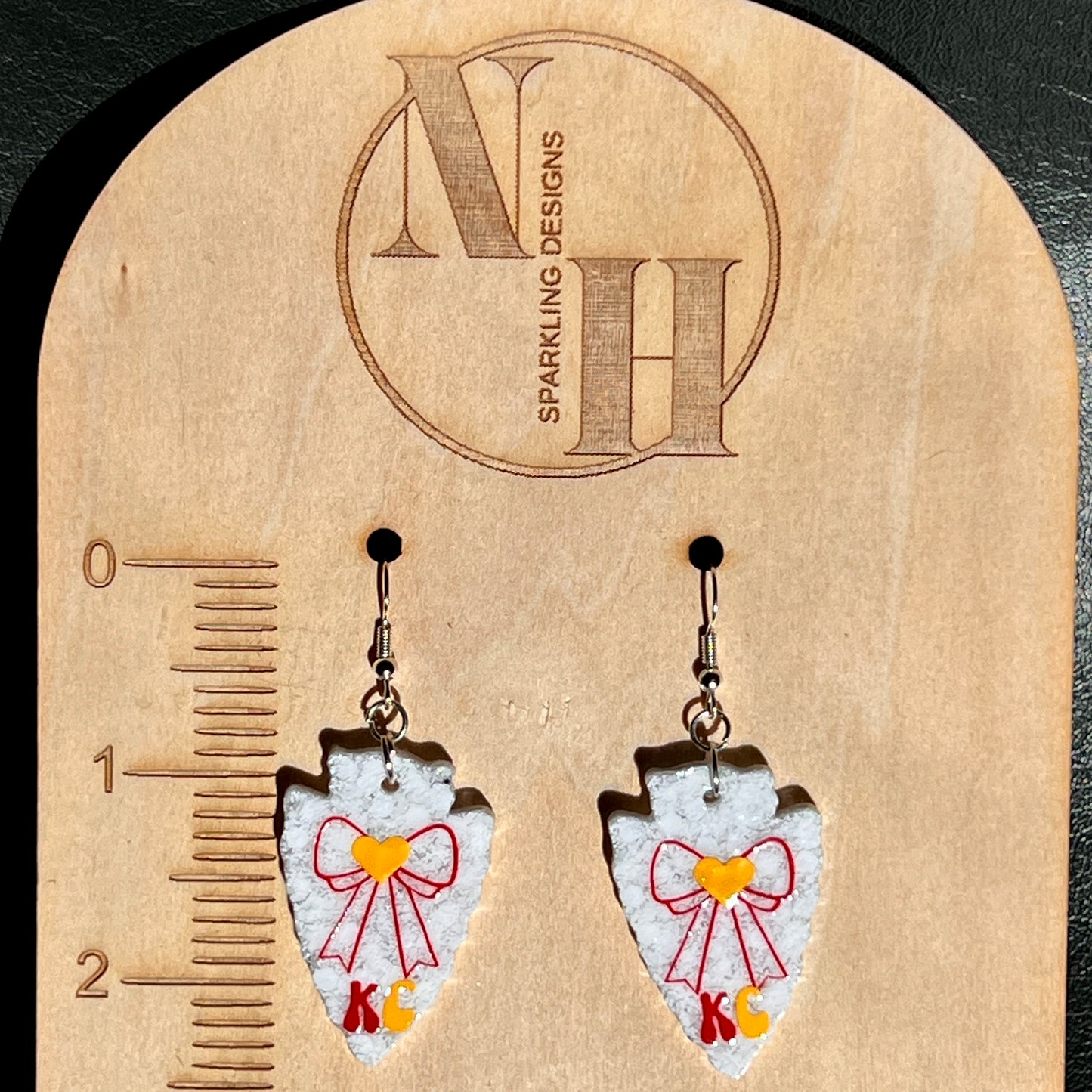 Kansas City Chiefs Inspired Earrings