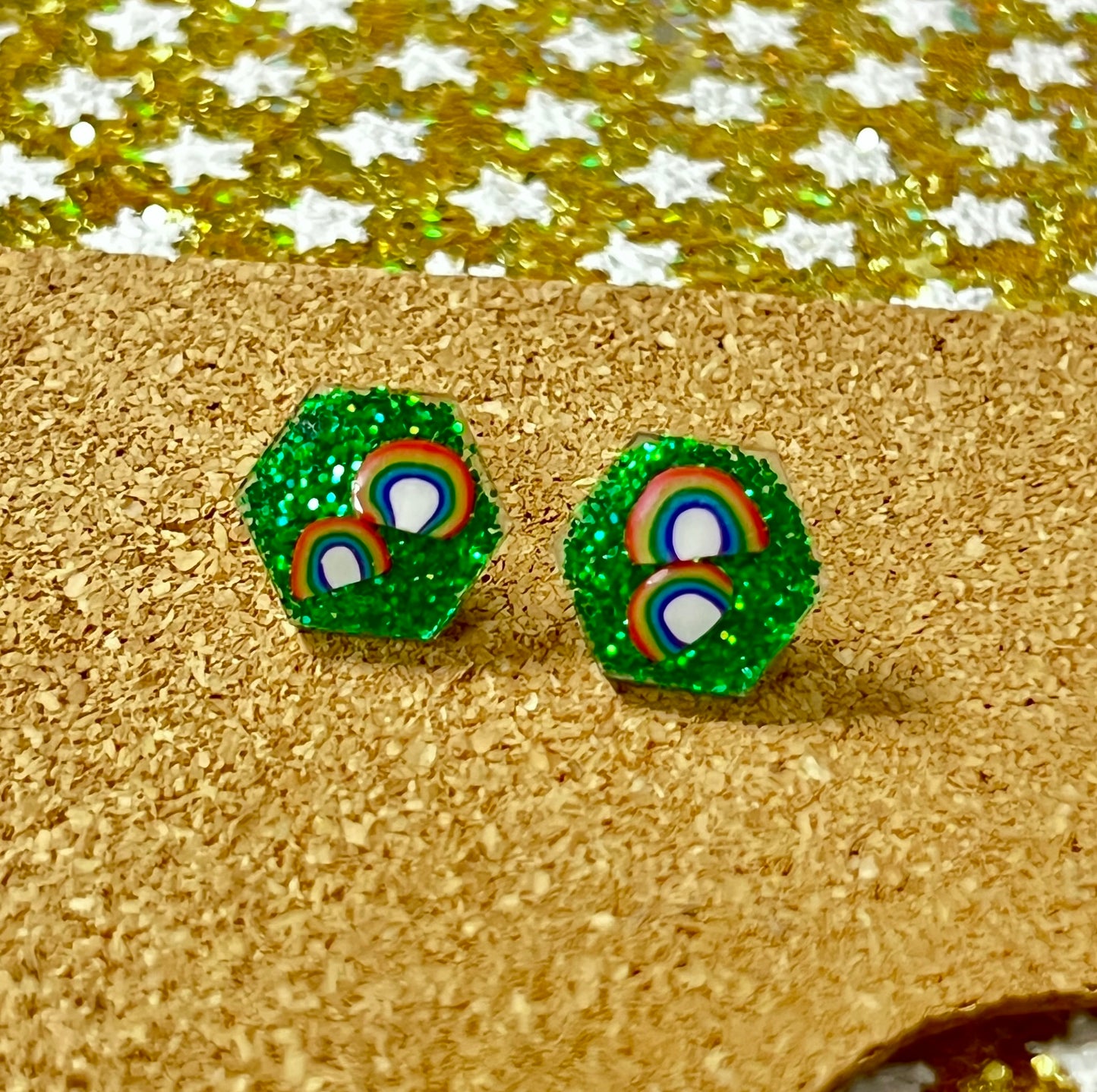 St. Patrick's Day Stud Earrings