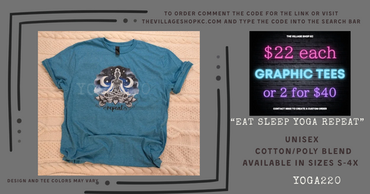 Eat Sleep Yoga Repeat YOGA220