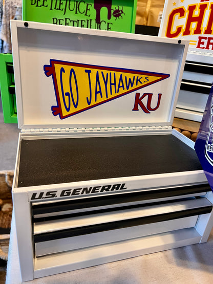 KU Jayhawks Customized Mini Toolbox