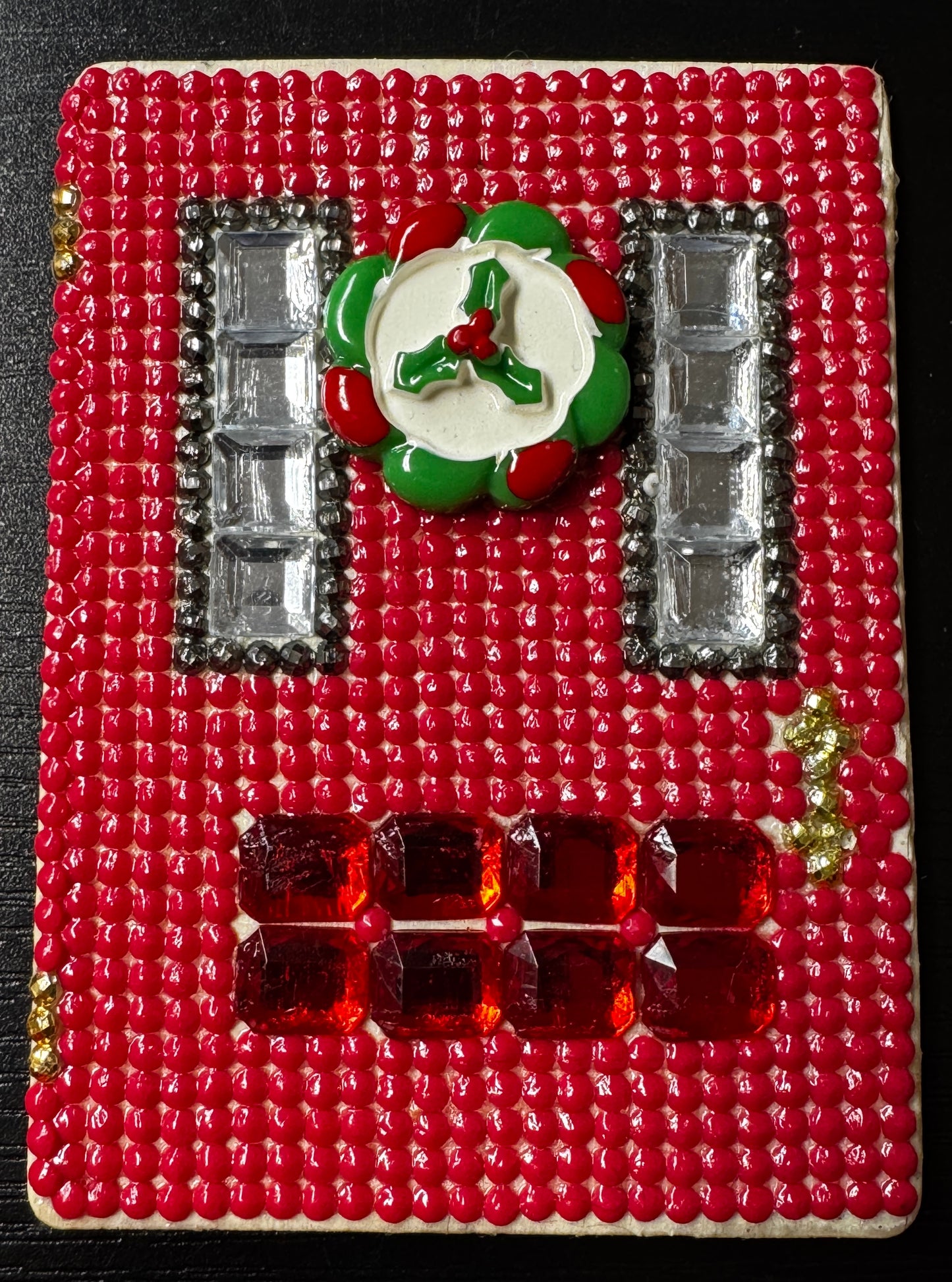 Red Christmas Door Magnet