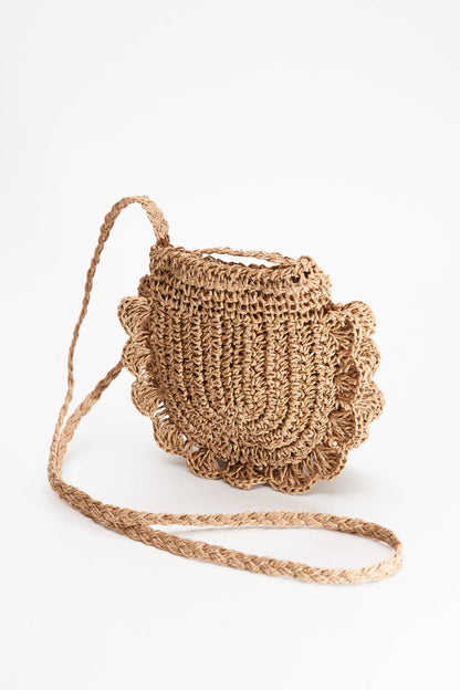Caribbean Passport Boho Spring Handcrafted Rattan Mini Purse
