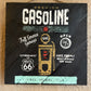 Gasoline square sign